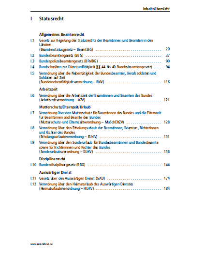 I.01 | Mutterschutz- und Elternzeitverordnung (MuSchEltZV)