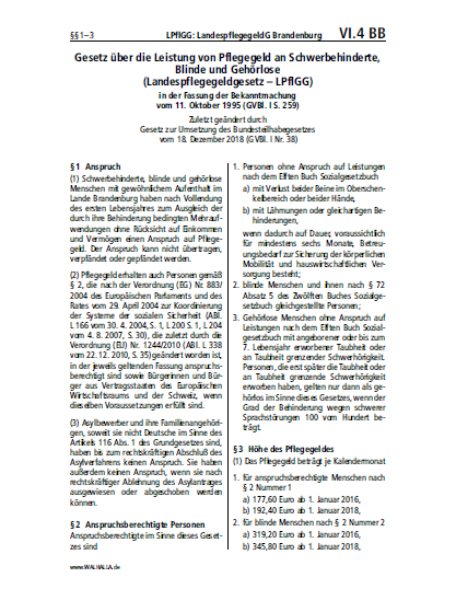 VI.04 BB | LPflGG: LandespflegegeldG Brandenburg