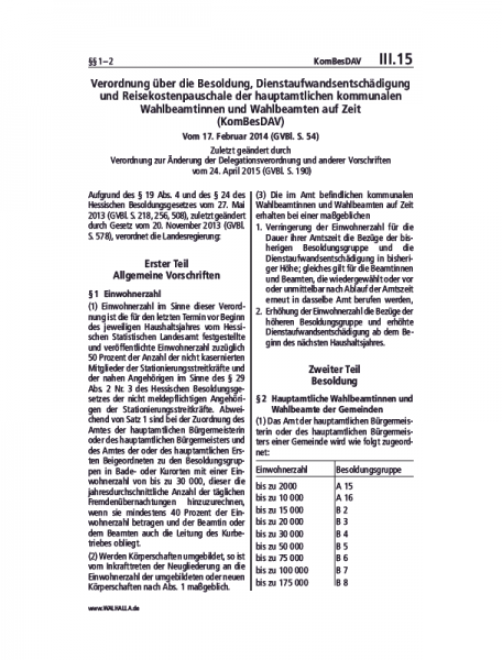 III.15 | KomBesDAV