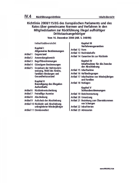 IV.04 | Rückführungsrichtlinie