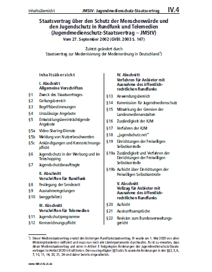 IV.04 | JMStV: Jugendmedienschutz-Staatsvertrag