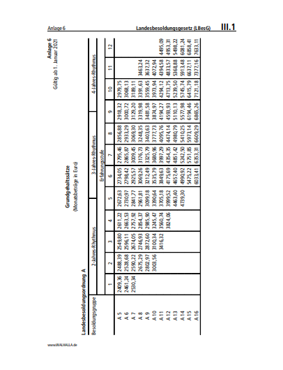 III.01 | Landesbesoldungsgesetz (LBesG)
