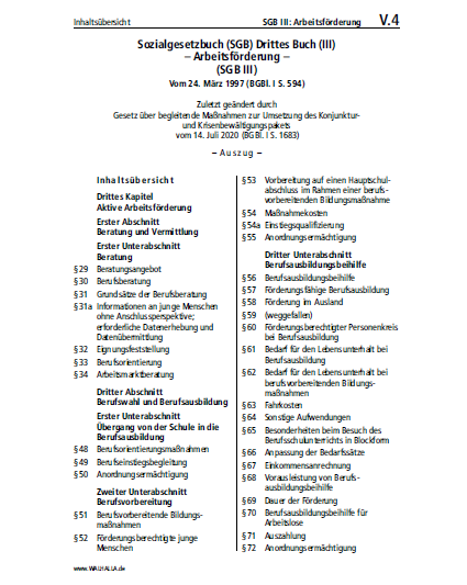 V.04 | SGB III: Arbeitsförderung