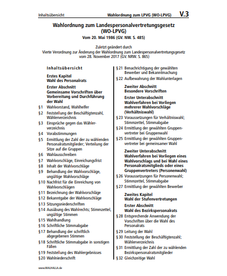 V.03 | Wahlordnung zum LPVG (WO-LPVG)