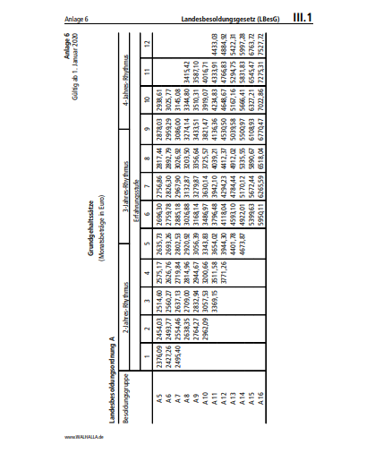 III.01 | Landesbesoldungsgesetz (LBesG)