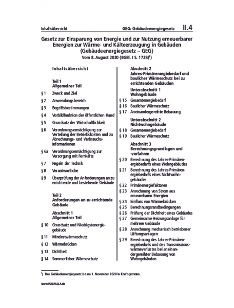II.04 | GEG: Gebäudeenergiegesetz