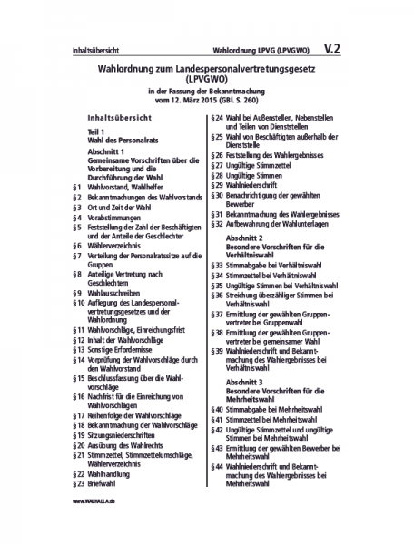 V.02 | Wahlordnung LPVG (LPVGWO)