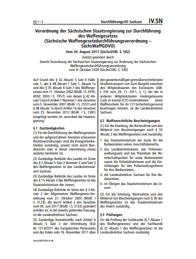 IV.SN | DurchführungsVO Sachsen